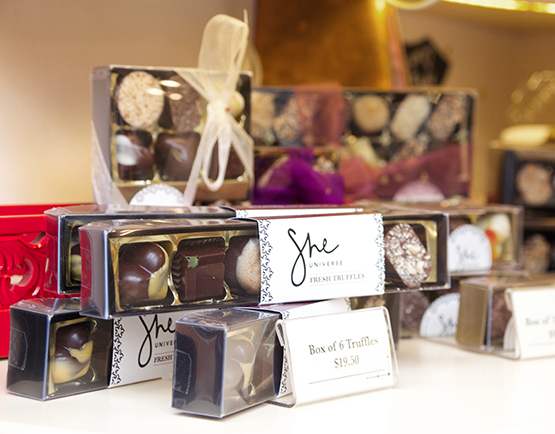 She Chocolate - shopping at The Tannery Christchurch