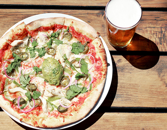 Pizza at The Brewery - restaurant and craft beer at The Tannery Christchurch