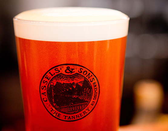 Cassels beer at The Brewery - restaurant and craft beer at The Tannery Christchurch